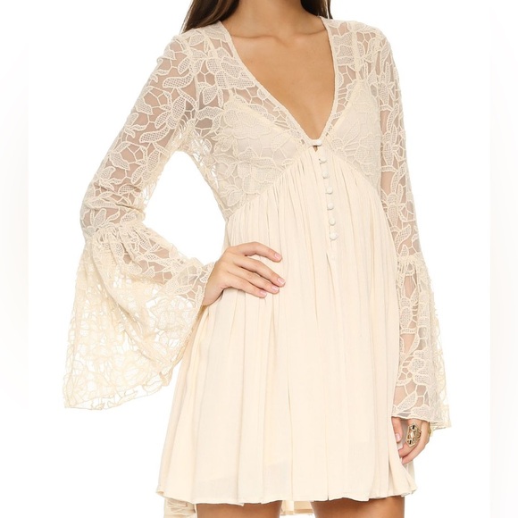 Altar’d State Bell Sleeve Babydoll Dress - Picture 10 of 10